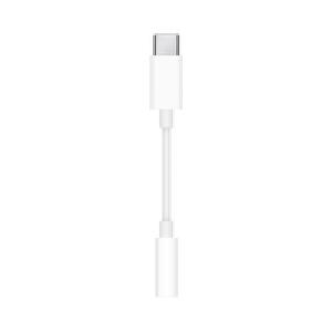 Apple USB-C to 3.5 mm Headphone Jack Adapter - White - 3.5mm - USB C - Male - Female
